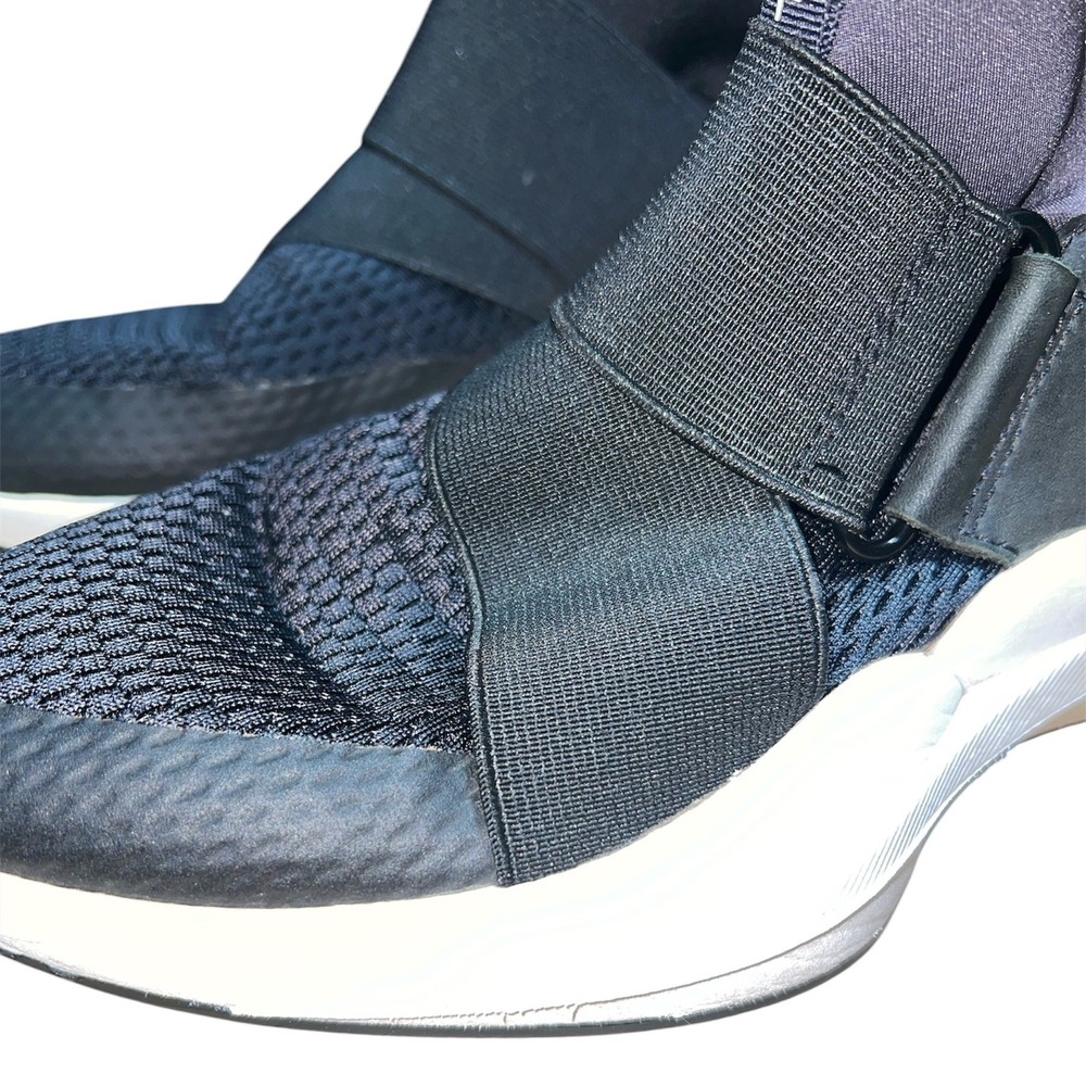 Sorel Explorer Defy Strap Athletic Sneakers Womens 7.5 Black Slip On Sock - Picture 3 of 11